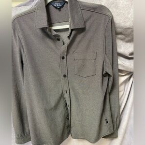 Ben Sherman Button Down Shirt. Men’s Medium  Black Cotton- Polyester